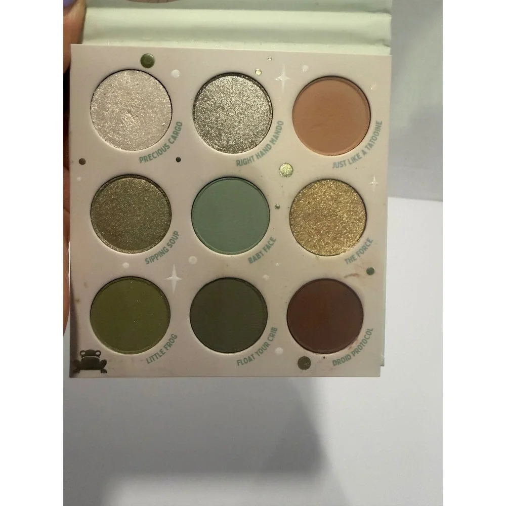 ColourPop Star Wars The Mandalorian The Child Eyeshadow Palette Grogu Green